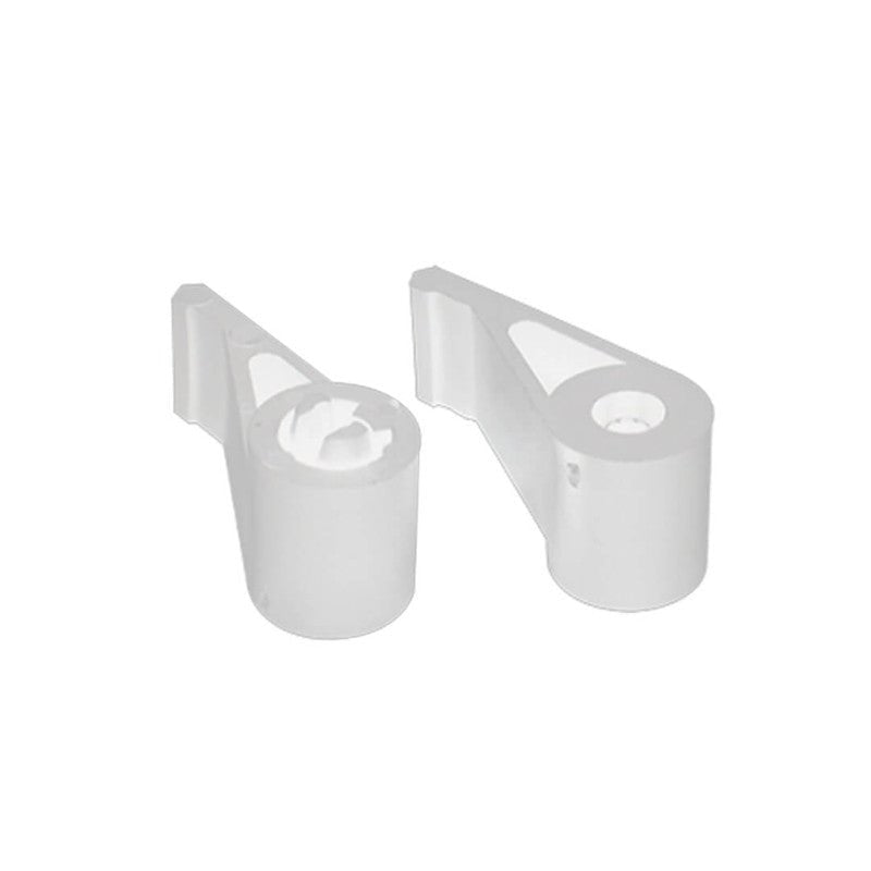 2 Embouts d'Espagnolette en Composite à Visser blanc