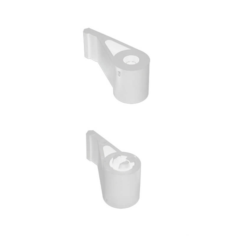 Embouts haut et bas pour espagnolette de volet battant.