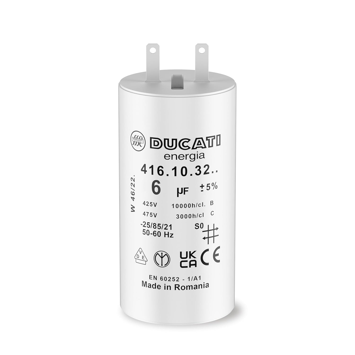 condensateur 6uf pour moteur de volet roulant somfy 25nm