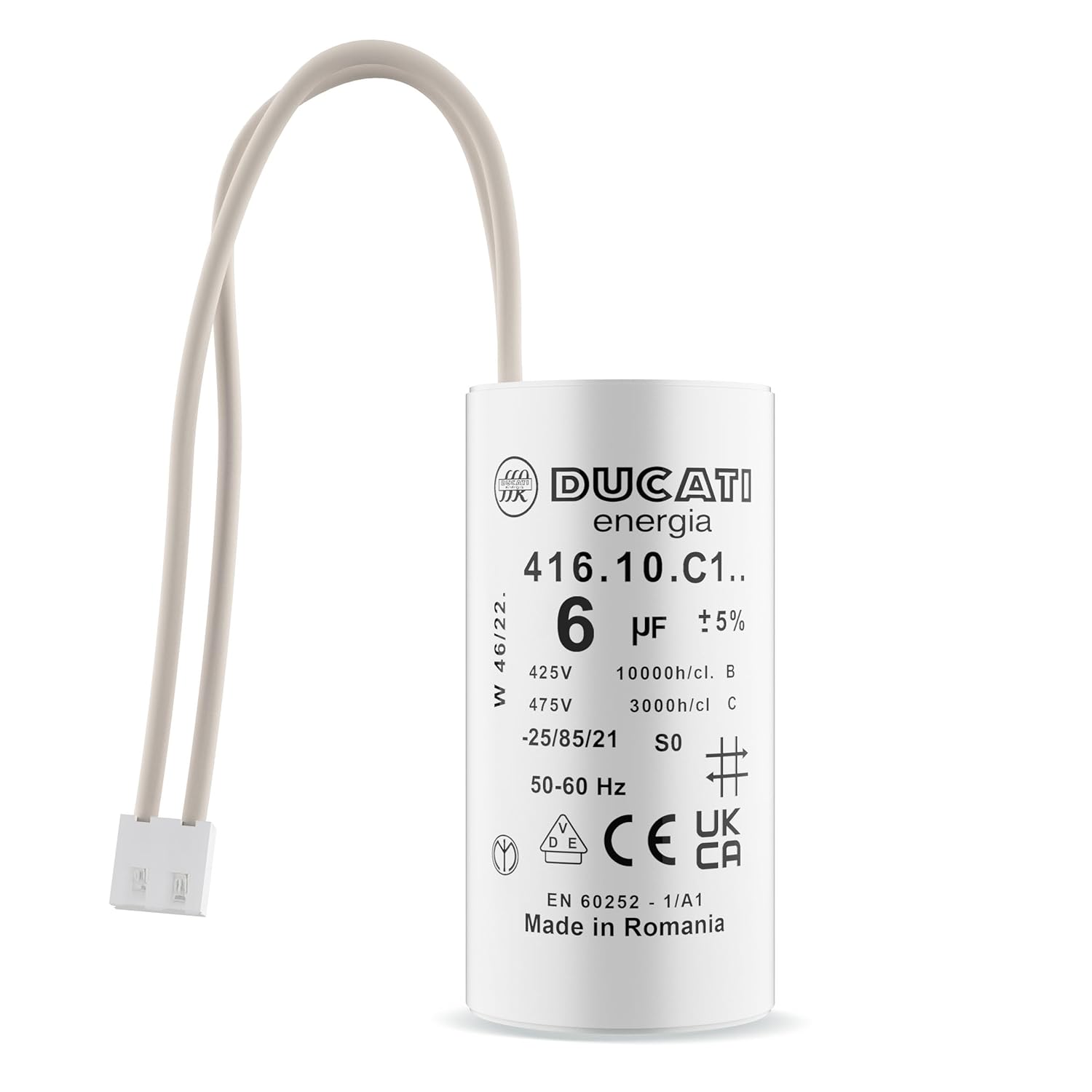 Condensateur 6uf pour moteur de volet roulant bubendorff