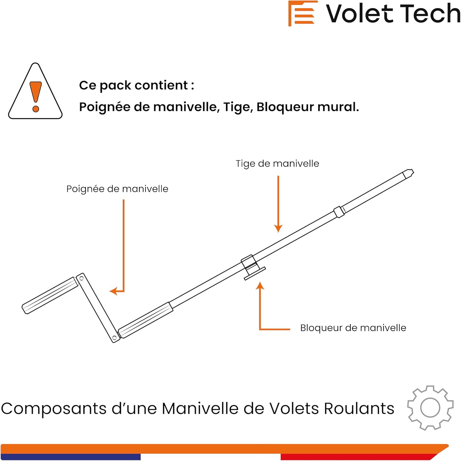 Contenu du kit de manivelle
