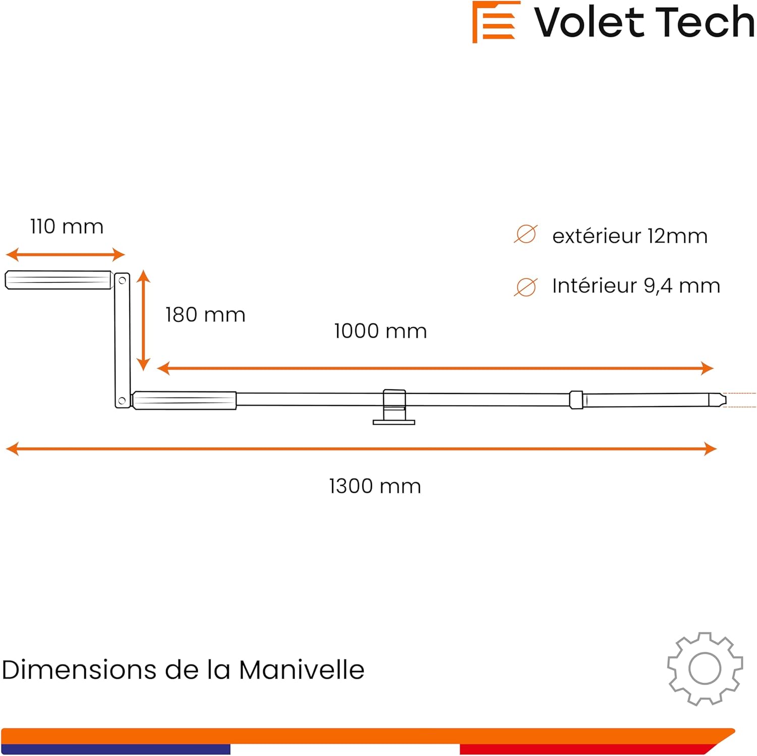 Dimension Manivelle Volet Roulant