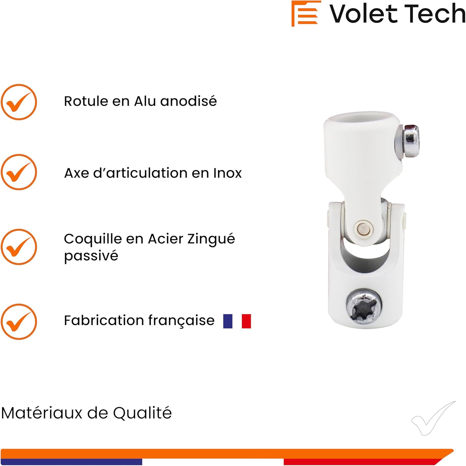 Genouillère pour volet roulant