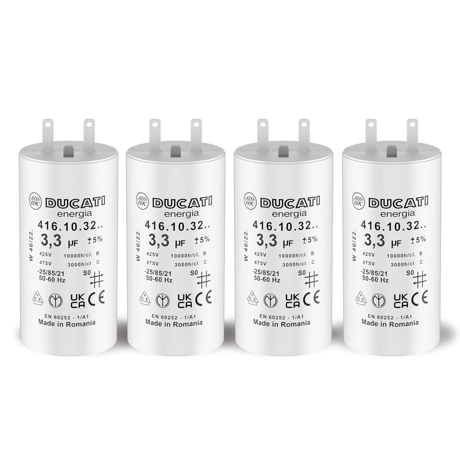 lot de 4 condensateurs 3,3 pour volet roulant somfy