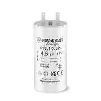 Condensateur 4,5 µF pour moteur de volet roulant Somfy