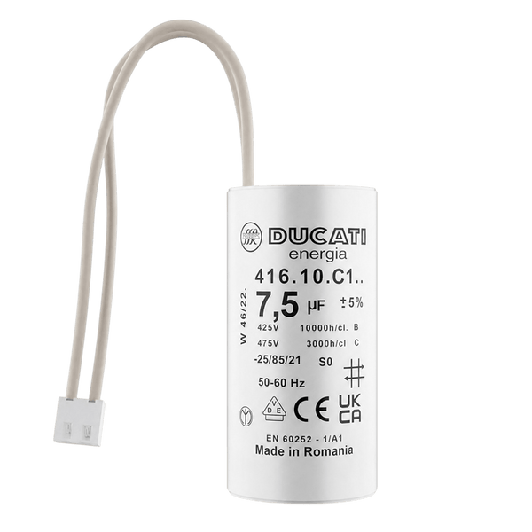 Condensateur 7,5uF fils moteur volet roulant Bubendorff