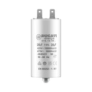 Condensateur permanent 20 µF à cosses 450 V pour moteur monophasé