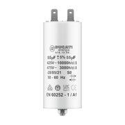 Condensateur permanent 55uF à cosses 450V pour moteur monophasé