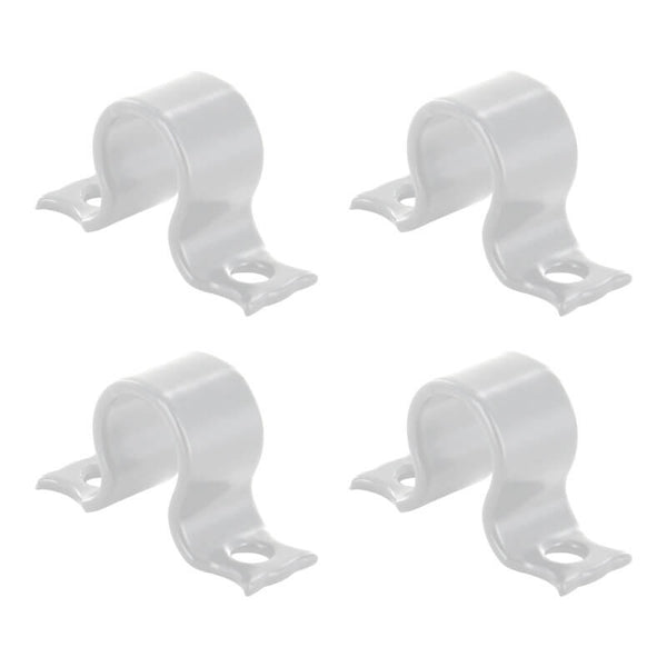 Lot de 4 colliers simple en aluminium pour espagnolette