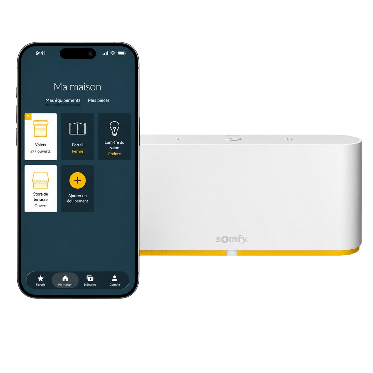 Box Domotique Somfy TaHoma switch io, RTS et Zigbee