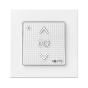 Commande Murale Somfy Smoove RTS II avec Cadre 1 Canal
