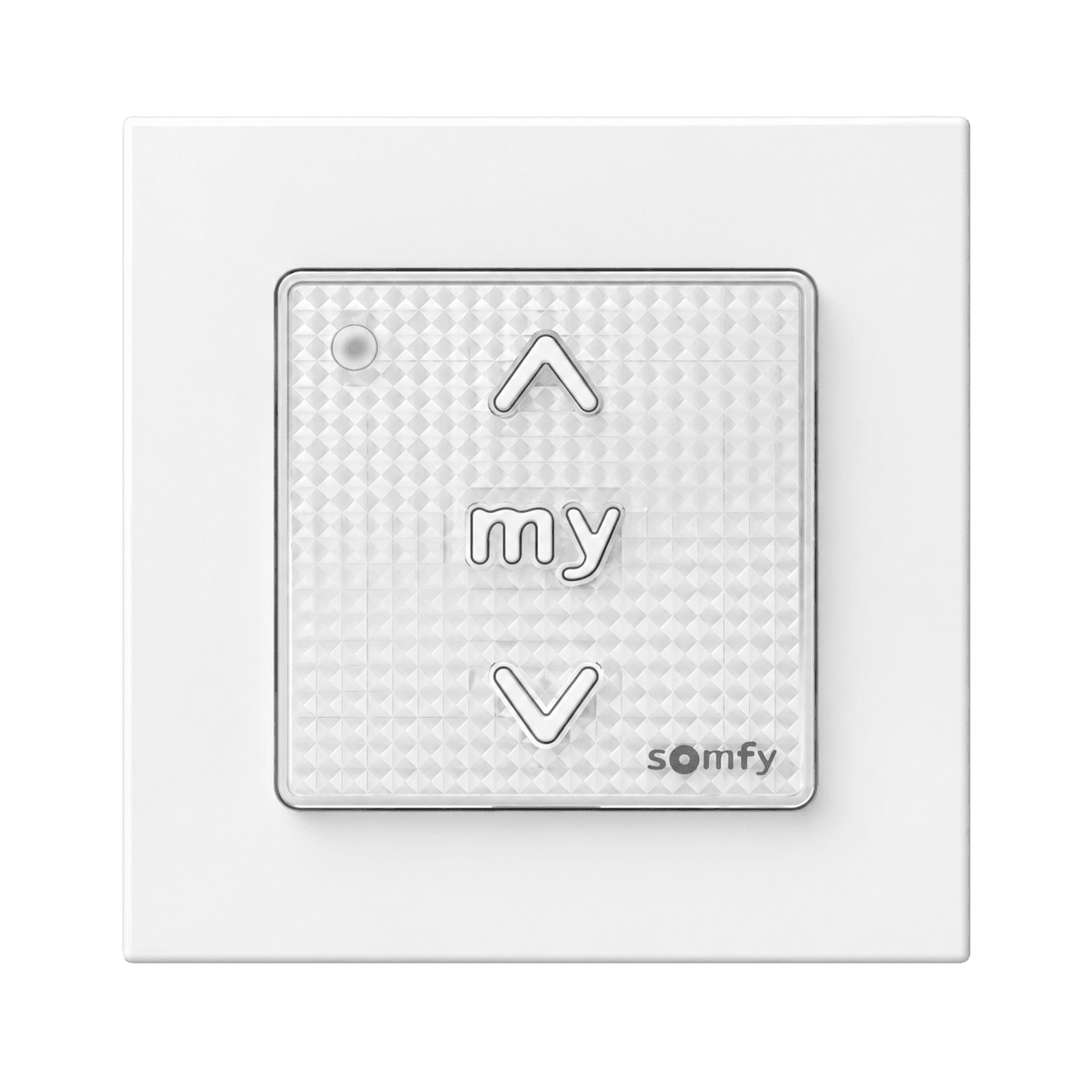 Commande Murale Somfy Smoove RTS II avec Cadre 1 Canal