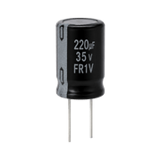 Condensateur 220 µF 35 V Panasonic pour Moteur de Volet Roulant Bubendorff