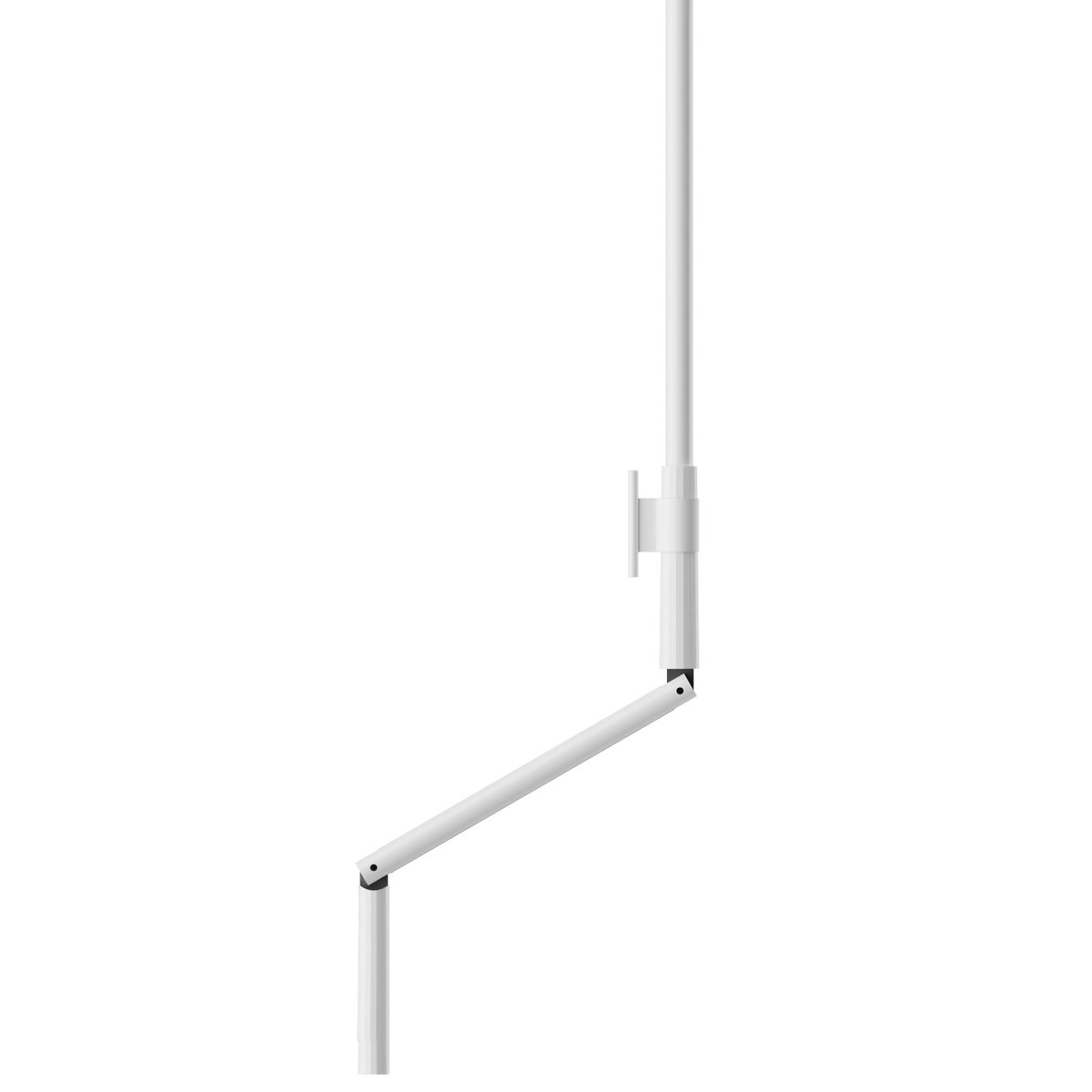 Manivelle complète blanche Geiger 1000 mm Ø12 mm pour volet roulant manuel