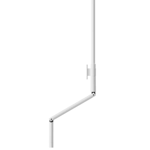 Manivelle complète blanche Geiger 1300 mm Ø12 mm pour volet roulant manuel