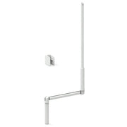 Manivelle complète blanche 1200 mm Ø 12 mm ZF-E611A pour volet roulant manuel