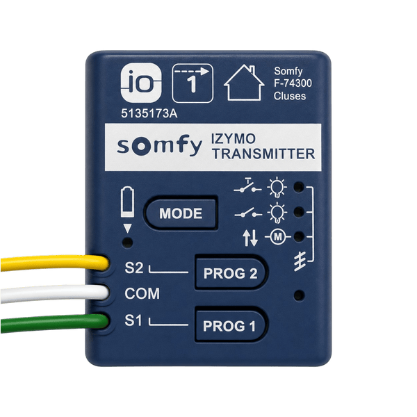 Micro-émetteur Somfy Izymo io 2 Canaux pour Interrupteur Connecté