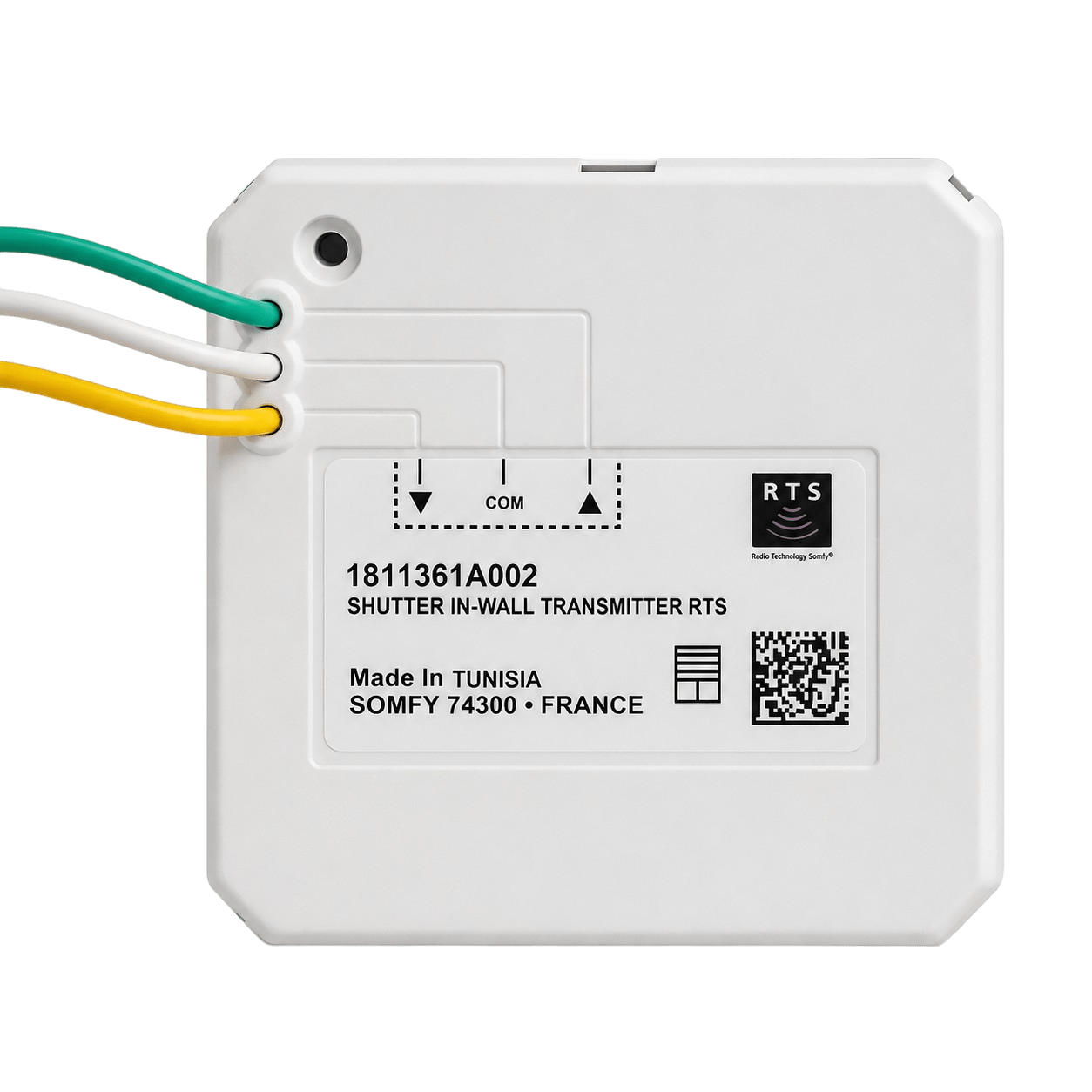 Micro-émetteur Somfy RTS pour Inverseur Filaire Volet Roulant