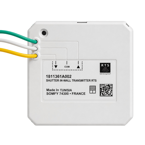 Micro-émetteur Somfy RTS pour Inverseur Filaire Volet Roulant